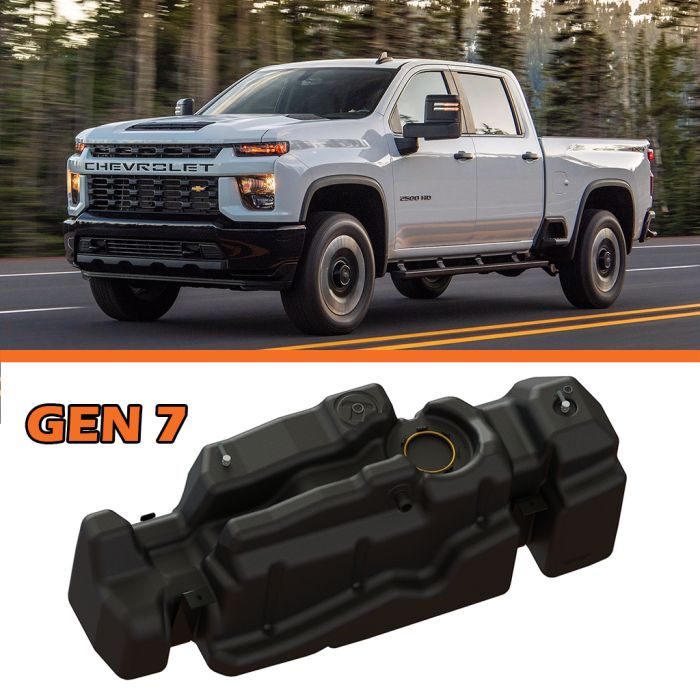 2020-2026 GM 2500 & 3500 Crew Cab, Short Bed Duramax Diesel Fuel Tank, GEN 7 (7010220)