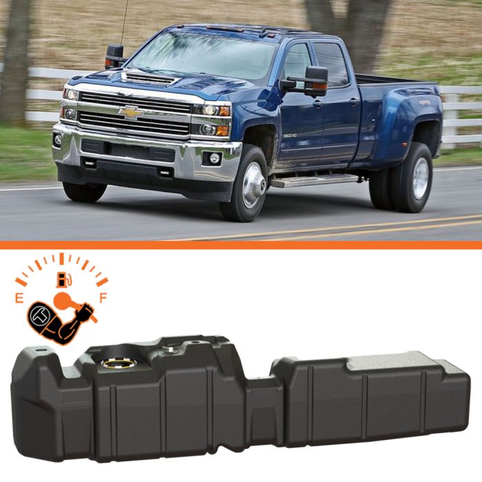 2017-2019 GM 2500 & 3500 Crew Cab, Long Bed, Duramax Diesel Fuel Tank. 4X4 only. (7010317)