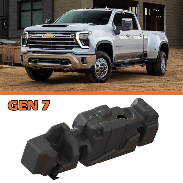 2020-2026 GM 2500 & 3500 Crew Cab, Long Bed Duramax Diesel Fuel Tank, GEN 7. 4X4 ONLY (7010320)