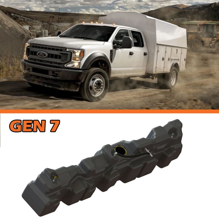 2017-26 Ford Cab & Chassis 54 Gallon Replacement Tank, GEN 7 - 84" & 60" Chassis (7020517)